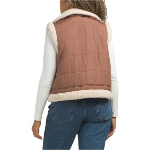 MADDEN GIRL Sherpa Vest - Picture 2 of 3